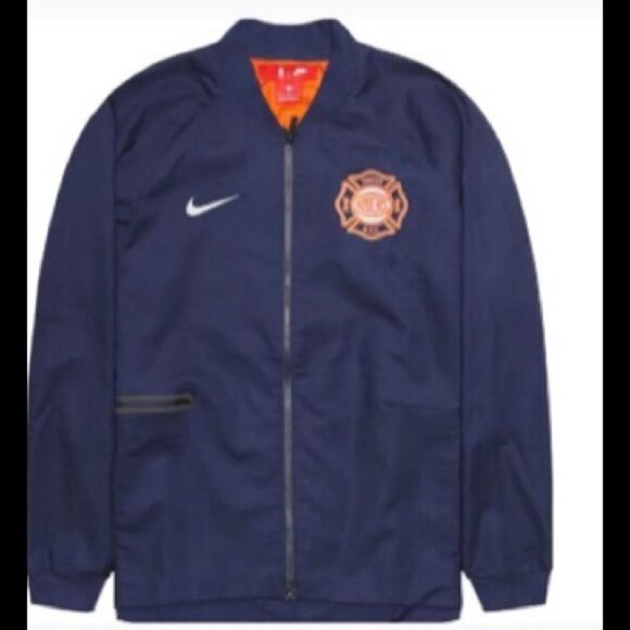 Limited Edition NIKE NBA NY knicks blue jacket S - Picture 1 of 9